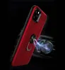 Ringauto Mount Magnetic Metall Hybrid Telefon Hüllen für iPhone 12 Mini 11 Pro X XS MAX XR 6 6S 7 8 Plus Stoßdämpfe Mobiltelefonabdeckung