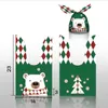 50pcs / sac joyeux noël sac de bonbon / cadeau bande dessin animé jolie lapin mignonne oreilles cuites auxsert cuites dhl libres