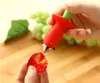 500pcs/lot Strawberry Stem Leaves Huller Remover Tools Removal Fruit Corer Kitchen Gadgets Cutter