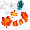 DIY ARTS Manual Leaf Coaster Christmas Series Crystal Drop Mold Silicone Resin Maple Craft Tools grossist