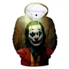 2021 Anime Red Music Clown Joker Hoodie Mannen Speelkaarten Masker Hoodies Sweatshirts Plus Size 3D Tie Dyreing Suiner Masculino 4XL