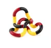 O mais recente partido fornece adultos decompressão brinquedos variedade torcida loop de corda enrolando muitos estilos para escolher