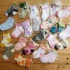 Andas Bomull Baby Socks Nyfödd Härlig Inomhus Prewalker Spädbarn Toddler Cartoon Non Slip Sock Girls Boys Strumpor Gratis