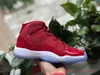 Jumpman Jubilee Pantone Bred 11 11s أحذية كرة السلة عالية الأسطورة الأزرق 25th الذكرى الذكرى الفضاء جاما الأزرق عيد الفصح كونكورد 45 منخفضة كولومبيا أحذية رياضية حمراء بيضاء