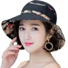 Berets W85 HAT Women's Fashion Simple Style Sun Diagonal Wide Brim UV Protect Basin Cotin