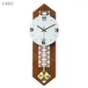 Ives Room Chinese Creative Wall Modern Pendul Simple Retro Silent Clocks 210414