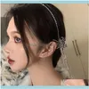 Hair Jewelry Jewelryhair Clips & Barrettes Rhinestone Tassel Girl Headband Fashion Temperament Korean Version Of Snowflake Fringed Aessorie