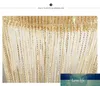 Gland brillant argent ligne chaîne rideau 100x200cm paillettes frange salon diviseur mariage bricolage mode cantonnière décoration de la maison