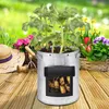 Pianter Pots Pot Pot Pot Plant Grow Bags Jardin Piantatura Borsa Home Giardino da giardino Frutta Tessuto Piante crescente idratante 7/10 Gallon