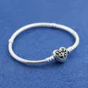 Braccialetti da donna in argento sterling 925 adatti perline Pandora Charms albero genealogico Bracciale a catena in osso di serpente di alta qualità Regalo da donna di lusso con scatola originale