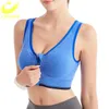 Sport-Bh Yoga Crop Tops Frauen Gym Fitness Push-Up Bhs Weibliche High Impact Zipper Unterwäsche Sportswear Bralette Kleidung