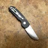 Factory Price 3 Colors Automatic Tactical Folding Knife 154CM Satin Steel Blade Aviation Aluminum Handle EDC Pocket Folder Knive