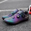 Discolor Cycling Shoes Mtb Sneaker Man Mountain Bike SPD CLEATS ROAD BICYLY SPORTS DE TRAPALIT EXTÉRIE