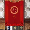 Festive Door Curtain Wedding Room Decoration Partition Bedroom Half Panel Without Punching & Drapes