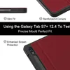 Samsung Tab S7 FE / S7 Plus Чехол с держателем S S7 [SM-T730 / T736B / T970 / T975 / T976 / T978] - Premium Shocious STAND FOLIO FOLIO