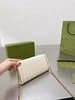 2021 Merk Luxe Kettingtas Koeienhuid Materiaal Messenger Bag Handtas Mini Bamboe Decoration Tas 19 * 10cm