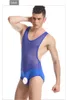 Männer Body Shapers Männer 2022 Männer Unterwäsche Nylon Enge Unterwäsche Sexy Body Ultra Dünne Trikot Männlich Casual Unitard