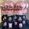 DIY Balon Kemerler Yüzük Standı Bebek Duş Düğün Doğum Günü Dekorasyon Balon Hoop Yuvarlak Tutucu Parti Balon Araçları Y0730