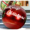 60 cm jul uppblåsbar boll utomhus hem trädgård xmas träd dekoration stor storlek hängande bollar fest prydnader glada chirstmas leksak6305561