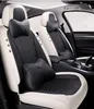 Auto-Accessoire-Sitzbezug für Sedan-SUV-dauerhafte hochwertige Leder-Universal-Fünf-Sitze-Set-Kissen einschließlich vorderer und hinterer Abdeckungen Vollständiges Gray Design AA36