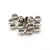 500pcs antika silverlegering spacer pärlor för smycken gör, stort hål 5.5mm fynd armband halsband DIY Tillbehör D-103