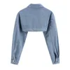 Jeans Jacke Frauen Kleidung Kurze Denim Mantel Koreanische Mäntel Frühling Herbst Jacken für Frauen Feste Beiläufige Streetwear Weibliche 210529