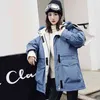 Real Natural Fox Fur Down Coat Veste d'hiver Femmes Épais Blanc Duck Snow Parkas Chauchette chaude Attachez les vêtements d'extérieur 210423