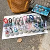 Moda Sport Shoes Keychains Mini 3D Diamonds Canvas Sneakers Tennis Portachiavi Chucks per le donne Gioielli da uomo
