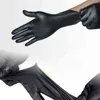 Disposable Gloves 100 Pcs Thicken Waterproof Non-slip Oil Resistant Black Nitrile Multi-purpose Latex Safety Anti-static