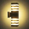 مصابيح الحائط الحديثة الإضاءة في الهواء الطلق للماء حتى أسفل مصباح LED مصباح ديكور صناعي للحديقة خارج buitenverlichting