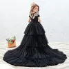 Новый черный цветок бохо для свадебных платьев для свадебных платье
