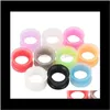 100Pcs Calibri Soft Sile Plugs Tunnel per le orecchie Barelle per gioielli per il corpo Mti Colori Dimensioni da 3-25Mm Drop Delivery 2021 Dzlfq