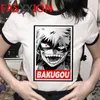 Mode japanse anime boku no held academia t-shirt mannen mijn held academia grappige t-shirt 90s grafische t-shirt hip hop top tees mannelijke x0621