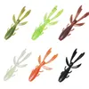 Soft 20pcs/bag Shrimp Fishing Baits 62mm 1.8g with Salt Taste for Texas Rig fro Bass