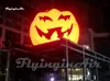 Iluminação de halloween ao ar livre réplica de cabeça de abóbora inflável enorme modelo de abóbora sorridente de ar personalizada para decoração de quintal