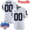 Personnalisé Penn State Nittany Lions College Football Jersey 9 Ta'Quan Roberson 9 Trace McSorley 99 Yetur Gross-Matos Youth Kids Stitch