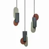 Nordic LED Stone Hanging Lamp Deco Chambre Industrial Kitchen Dining Bar Fixtures vardagsrum hängslampor