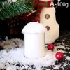 Christmas Decorations 100g Artificial Dry Snow Powder Gift Family Party DIY Stage Props GiftsChristmas