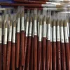 Nail Brushes 1PC Kolinsky Sable Red Wood Art Acrylic Brush Round 10#12#14#16#18#20#22#24 UV Gel Carving Pen Liquids Powder Manicure Tips