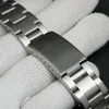 Uhrenarmbänder 19 mm 20 mm Silber Brushend Edelstahl gebürstetes Oyster-Band-Armband für Herren