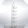 Klar hookah Unik Glas Bong Vattenrör DAB Rig 15 14mm Kvinna Joint