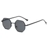 Zonnebril Retro Klein Frame Mannen Dames Trendy European and American Street S Metal Octagonal voor