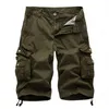 8 Colors Plus Size 29-48 Brand Summer Camouflage Loose Cargo Shorts Men Camo Summer Short Pants Homme Cargo Shorts NO BELT 210720