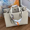 7A + Moda 2021 Nova Série M45495 Arroz Branco Prata Cinza Tela Impressão Womens Designer Bolsas Longa e Curta Por conveniência