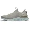 Tênis de corrida Epic React Flynit V2 V1 Masculino Feminino Fly Knit TODO Branco Triplo Preto Rosa Claro Cinza Verde Real Feminino Tênis Tênis Treinadores