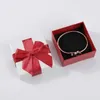 Arco joyería regalo embalaje papel caja creativo anillo collar pendientes pequeño conjunto caja joyería caja de joyería cajas de regalo
