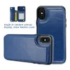 PU-Leder-Flip-Kreditkartenfach-Hüllen für Samsung Note 20 S20 iPhone 14 13 12 Mini 11 PRO MAX XS XR 7 8 mit Opp-Tasche