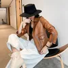 Frauen Leder Mode Frühjahr Echte Jacke Frauen Motorrad Streetwear Kleidung Schaffell Mantel Veste En Cuir Femme 2022 WPY3329