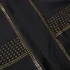 ブラックアバヤドバイトルコイスラム教徒ヒジャーブドレスカフタンマロカインアラベンイスラムイスラム造りの着物フェムムスルマーナジュラバS90172999