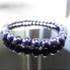 MG1189 Bracelet de perles de sable bleu naturel pour hommes 6 MM Bracelet de perles de pierre Sitara soleil bleu galaxie pour MEN4751435